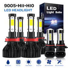 For Chevrolet	Colorado 2019 6 LED Headlight Combo Hi-Lo Beam Fog Light Bulbs Kit picture