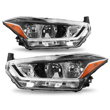 For 2017 2018 2019 2020 Nissan Kicks Halogen Headlights Assembly Headlamps L+R picture