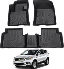 All Weather TPE Rubber Floor Mats Liners for 2020-2024 Ford Escape 4pcs Set picture
