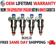 NEW x4 BOSCH 2nd Gen Upgrade Fuel Injectors for 1993-2002 Jeep Dodge #53030778 picture