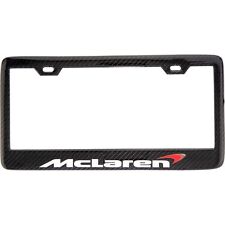 Real Handmade Carbon Fiber McLaren license plate frame p1 SHOW QUALITY picture