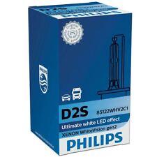 Philips White Vision D2S Headlight 120% more light Xenon Bulb 85122WHV2C1 Single picture