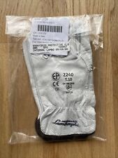 LAMBORGHINI WHITE LEATHER DRIVING PROTECTIVE GLOVE BRAND NEW PAIR OEM 400012029 picture