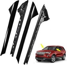 2 Pairs Left Right Side Windshield A-Pillar Molding Trim for 11-19 Ford Explorer picture