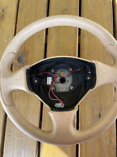 2002-2007 Maserati 4200 Beige Steering Wheel Sport Leather picture
