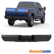 Black Rear Step Bumper Assembly For 2008-16 Ford F250 F350 F450 w/o Sensor Hole picture