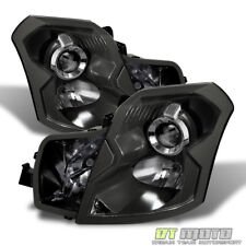 Black 2003-2007 Cadillac CTS Projector Headlights Replacement 03-07 Left+Right picture