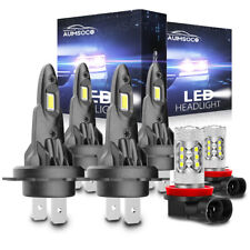 10000K Super Bright Combo LED Headlight H7 H7 H11 High+Low Beam+Fog Light Bulbs picture