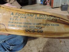 Foxcraft Fender Skirts 1968 Dodge Coronet Except Station wagon picture