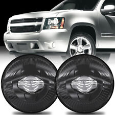 2x Round LED Fog Lights Bumper For 07-14 Avalanche Suburban Tahoe Yukon Acadia  picture