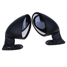 2x/Pair Universal Car Auto Rear Side View Mirror Exterior Mrrior Assembly Black. picture