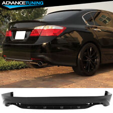 Fits 13-15 Honda Accord 4Door 4DR MD Style Unpainted Rear Bumper Lip Spoiler PP picture