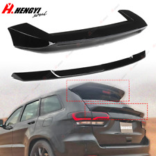 For 2013-2021 Jeep Grand Cherokee R Style Rear Roof Spoiler + Tailgate Mid Wing picture