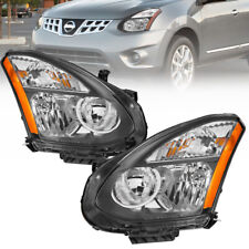 Pair Black Housing Headlights For 2008-2013 Nissan Rogue 2014-2015 Rogue Select picture
