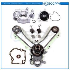 For 99-04 Dodge 4.7L SOHC Timing Chain Kit Cover Gasket Set Water and Oil Pump picture