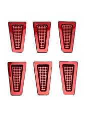 Ballistic Warrior 827 Gloss Red Accent / Insert Set (6 PCS) 727 ACC1 Stick On picture