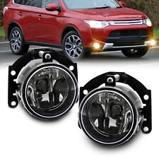 Pair  Front Fog Light Lamp For 2010-2015 Mitsubishi Outlander Sport Left+Right picture