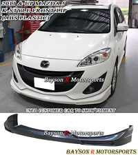 Fits 11-17 Mazda 5 K-Style Front Lip (ABS) picture