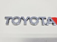 1 - NEW Toyota Nameplate Trunk Emblem Chrome THIS IS A GENUINE TOYOTA OEM  picture
