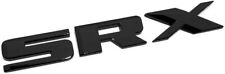 1Pc SRX Rear Trunk Decklid Letter Badge Emblem Nameplate Sport  (Gloss Black) picture