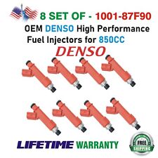 OEM Denso x8 HIGH PERFOMANCE FUEL INJECTORS for the 1ZZ and 2ZZ 850CC 1001-87F90 picture