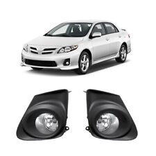 For 2011-2013 Toyota Corolla Fog Lights Set with Bezels +Harness+ Switch picture
