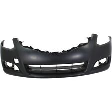 Front Bumper Cover For 2010-2013 Nissan Altima Coupe w/ fog lamp holes Primed picture