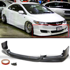 Fit 09-11 Honda Civic 2Dr Coupe PU HFP Style Front Bumper Lip Spoiler Bodykit picture