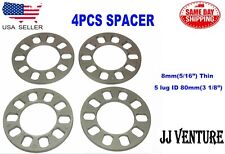4PC UNIVERSAL WHEEL SPACER FIT 5X100 5X108 5x112 5X114.3 5x115 5X120 8MM (5/16”) picture