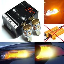 Hyper Flash Free LED Light PY21W Amber Two Bulbs Rear Turn Signal Upgrade Lamp picture