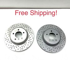 R1 Concepts Front Brake Rotor Kit - for 2004-2010 BMW 535i/545i/550i/645Ci/650i picture