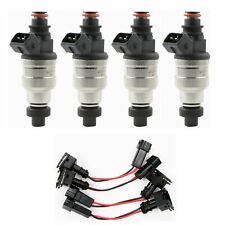 4 550cc Fuel Injectors for Honda OBD1 B16 B18 B20 D15 D16 D18 F22 H22 w/ clips picture