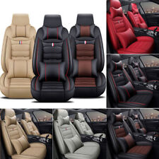 For LAND ROVER Full Set Deluxe PU Leather Car 5 Seat Cover Front Rear Protector picture
