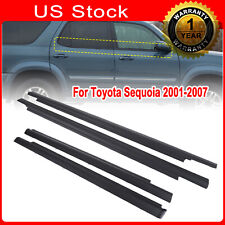 4x New Weatherstrip Window Seal Moulding Trim Seal Belt For Toyota SEQUOIA 01-07 picture