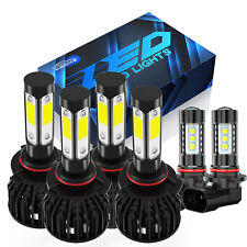 For Jeep Grand Cherokee 2005-2010 AUIMSOCO LED Headlight High Low+Fog Light Bulb picture