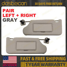 1Pair Gray Sun Visor Left Right w/ Light For Nissan Altima 2013-2018 96401-3TA2A picture