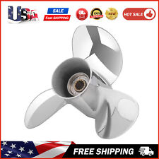 11 1/8x14 Stainless Steel Ppopeller for Yamaha Engine 25-60HP 3 Blades Propeller picture