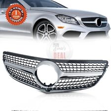 For 2014-2017 Mercedes W207 E-CLASS Coupe Facelift Black/Silver Diamond Grill picture