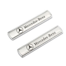 2PCS Metal Car Side Wing Fender Rear Logo Badge Emblem Sticker for Mercedes Benz picture