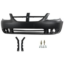 Front Bumper Cover For 2005-07 Dodge Grand Caravan with Fog Lamp Holes 5139118AA picture