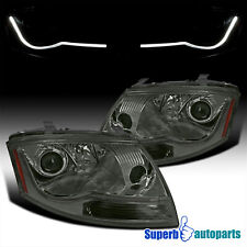 Fit 1999-2006 Audi TT Projector Headlights Smoke Front Lamps LED Strip Bar 99-06 picture