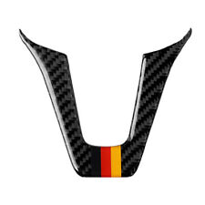 For BENZ C Class W204 W205 Carbon Fiber M-Colour Steering Wheel Emblem Sticker picture