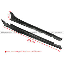 New 2pcs Carbon + FRP Side Skirt Extension Panel For Maserati Ghibli ASpec Style picture