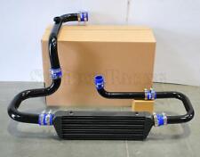 RDT Black Intercooler Piping S/RS Flange Blue Coupler kit for 92-00 Honda Civic picture
