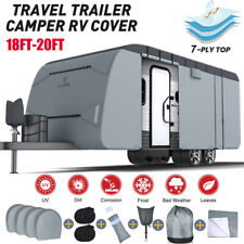 Travel Trailer RV Cover 7 Layers for Camper Cover 18'-20'ft Windproof Waterproof picture