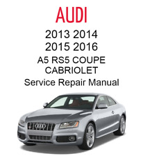 Audi A5 RS5 COUPE CABRIOLET 2013 2014 2015 2016 Service Repair Manual picture