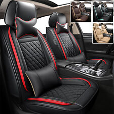 Fit Volkswagen 3D Deluxe Waterproof PU Leather Auto 5 Car Seats Cover Front&Rear picture