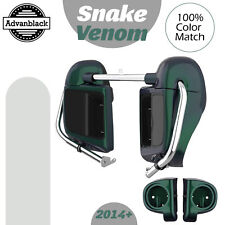 Advanblack Snake Venom Lower Vented Fairing 6.5'' Speaker Pod For 2014+ Harley picture