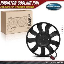New Engine Radiator Cooling Fan Assembly for Audi A4 17-19 Porsche Cayenne 19-22 picture