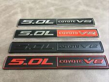 NEW 2x ABS for 5.0L coyote V8 badge Emblem body Badge Sticker Decal many color picture